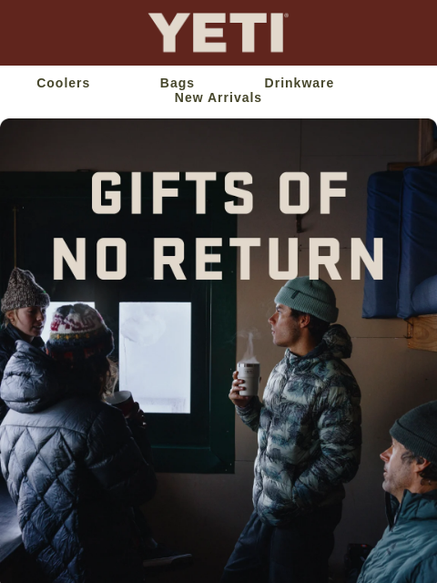 yeti newsletter: The Official YETI® Gift Guide