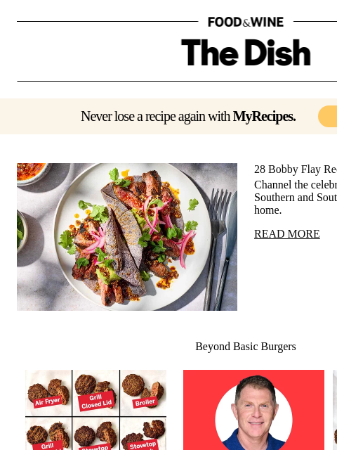 foodandwine newsletter: 28 Bobby Flay Recipes That Are Unbeatable