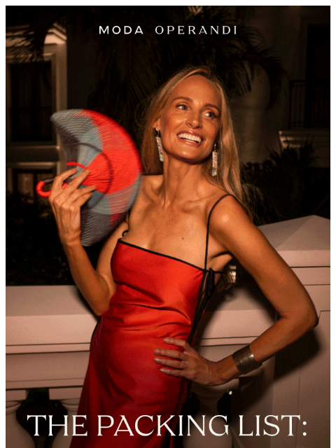 modaoperandi newsletter: From CARTAGENA, with love