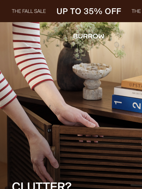 burrow newsletter: Save on smart storage