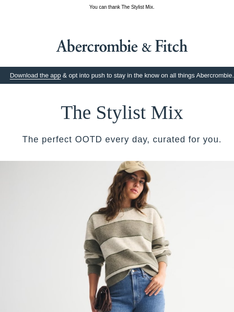 abercrombie newsletter: Your new capsule wardrobe.