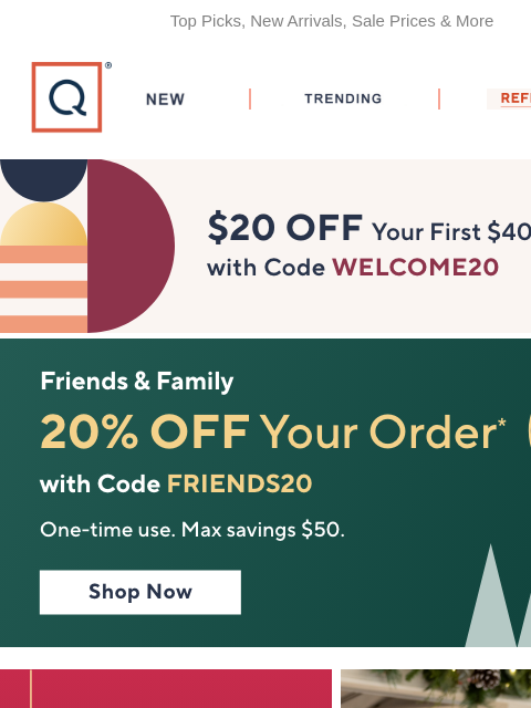 qvcemail newsletter: Mrs. Claus-Approved Décor & More