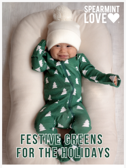 spearmintlove newsletter: Classic Green Looks for the Holiday Season 🌲