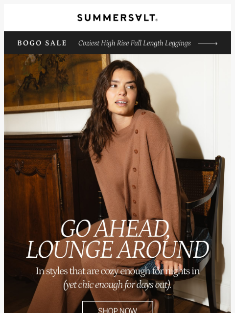 summersalt newsletter: Favorite Fall Activity: Lounging