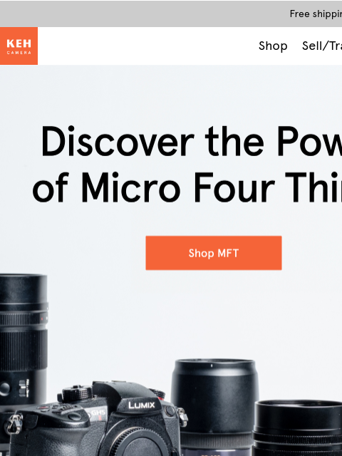 keh newsletter: Save on KEH Certified™ Micro Four Thirds gear 📸