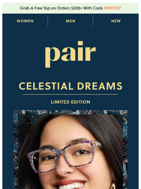 paireyewear newsletter: ☁️✨Celestial Dreams Top Frames☁️✨
