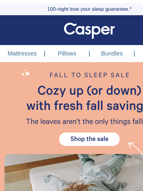 casper newsletter: Need a refresh? Up to 25% off is here.