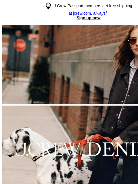 jcrew newsletter: There’s nothing like a good pair of jeans…