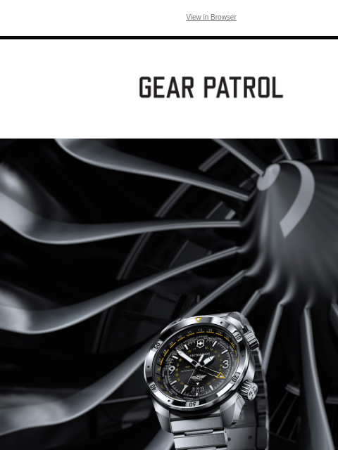 gearpatrol newsletter: Victorinox Takes Flight with the Air Pro GMT Autom...