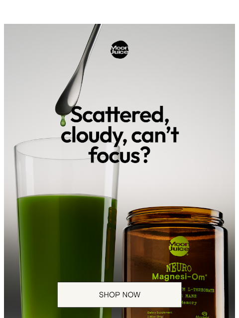 moonjuice newsletter: peri brain fog?