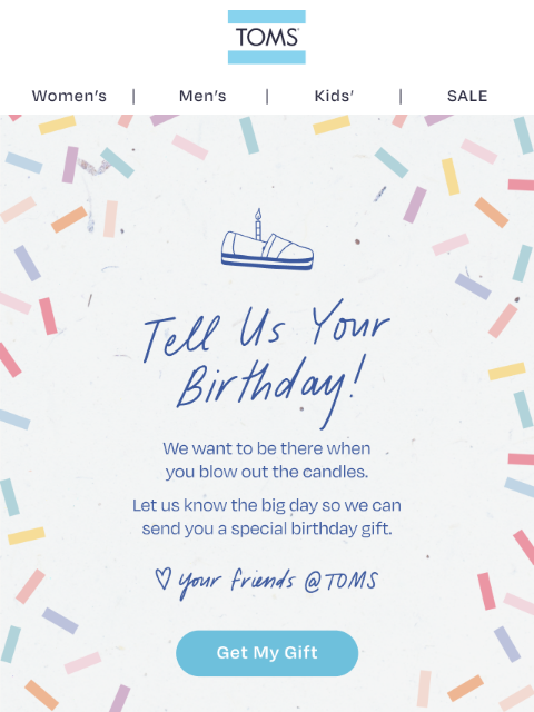 toms newsletter: When’s Your Birthday?