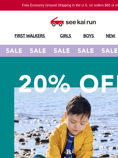 seekairun newsletter: 20% Off Boots Built for Rainy Day Play