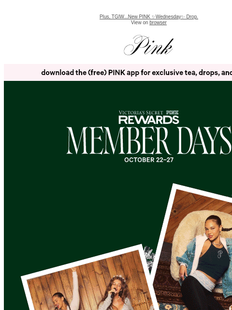 vspink newsletter: It’s Time: Buy 2, Get 2 Free