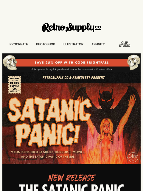 retrosupply newsletter: New fonts, new freaks, new obsessions 🔥