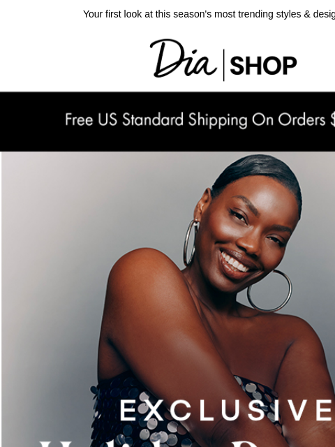 dia newsletter: Exclusive Preview: The Holiday Shop ♥️