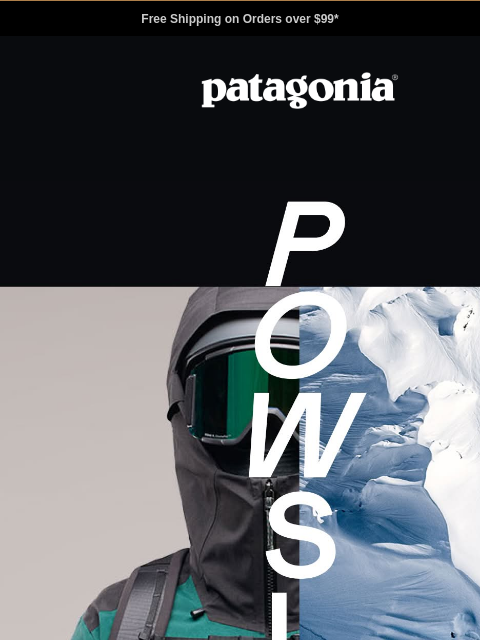 patagonia newsletter: The New PowSlayer Freeride Kit