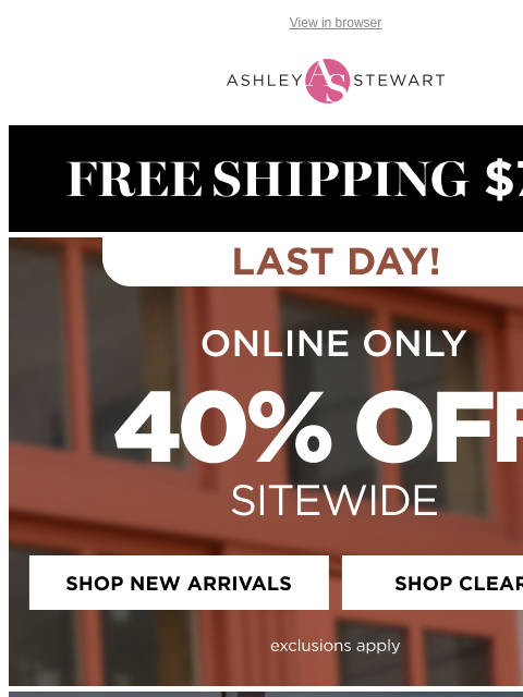 ashleystewart newsletter: Sets that go from AM π PM