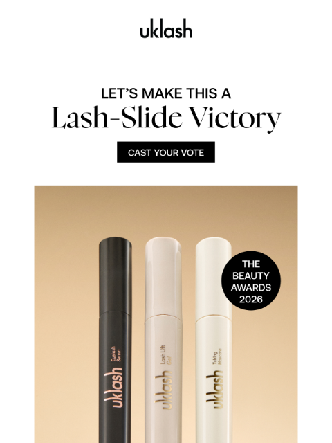 uklash newsletter: We’ve got some BIG news 👀