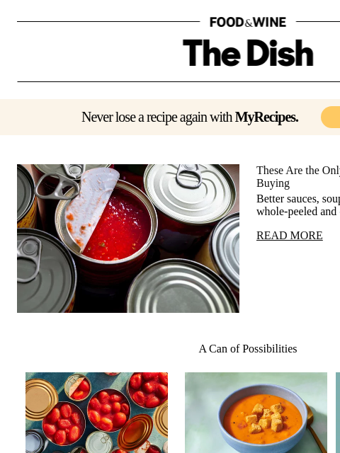 foodandwine newsletter: These Are the Only Canned Tomatoes Worth Buying