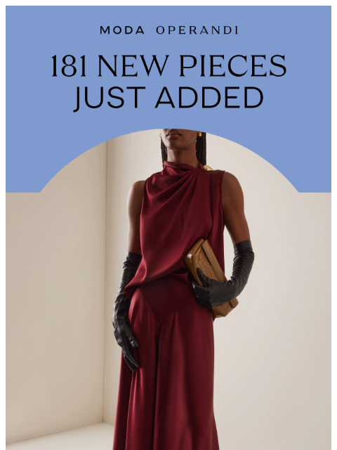 modaoperandi newsletter: Your weekly refresh is here