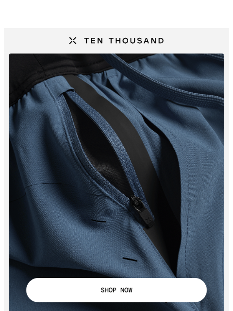 tenthousand newsletter: New Interval Shorts: Admiral Blue + Pine
