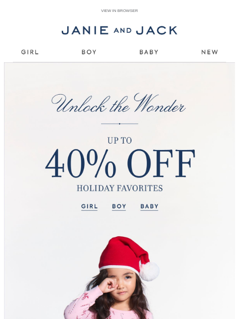 janieandjack newsletter: Dream of the holidays in these PJ prints