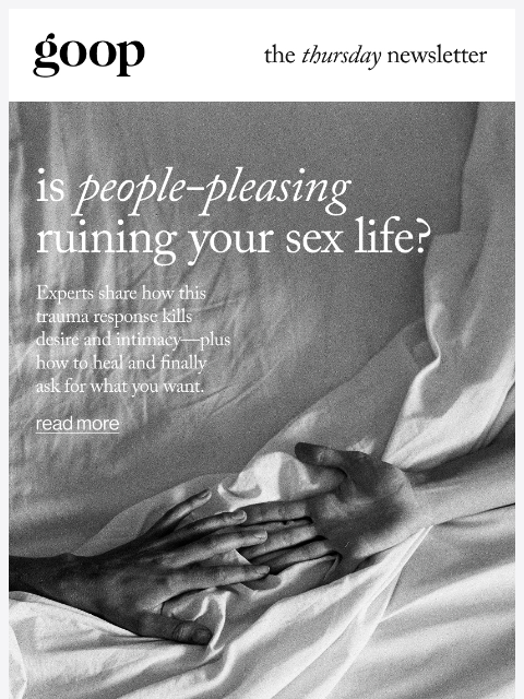 goop newsletter: the Thursday newsletter