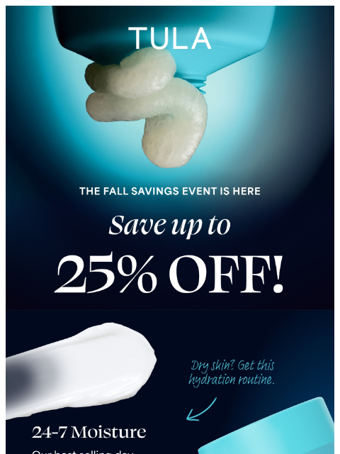 tula newsletter: 🚨ICYMI: Fall Savings is here