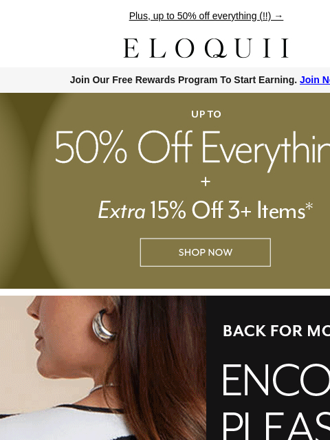 eloquii newsletter: "We are SO back" – these dresses