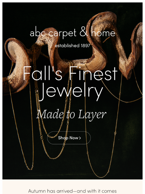 abchome newsletter: This Season's Jewelry Icons