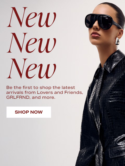 revolve newsletter: (1) New Arrival Reminder