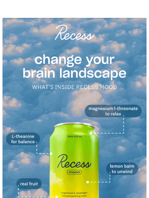 takearecess newsletter: change your brain landscape