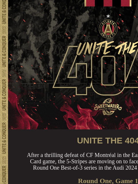 Next up: Round One against Inter Miami CF ﻿͏ ﻿͏ ﻿͏ ﻿͏ ﻿͏ ﻿͏ ﻿͏ ﻿͏ ﻿͏ ﻿͏ ﻿͏ ﻿͏ ﻿͏ ﻿͏ ﻿͏ ﻿͏ Unite the 404 UNITE THE 404 After a thrilling defeat of CF Montréal in the Eastern Conference Wild Card game,