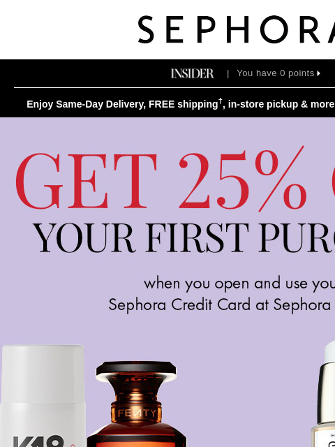 Apply for and use the Sephora Credit Card. ‌ ‌ ‌ ‌ ‌ ‌ ‌ ‌ ‌ ‌ ‌ ‌ ‌ ‌ ‌ ‌ ‌ ‌ ‌ ‌ ‌ ‌ ‌ ‌ ‌ ‌ ‌ ‌ ‌ ‌ ‌ ‌ ‌ ‌ ‌ ‌ ‌ ‌ ‌ ‌ ‌ ‌ ‌ ‌ ‌ ‌ ‌ ‌ ‌ ‌ ‌ ‌ ‌ ‌ ‌ ‌ ‌ ‌ ‌ ‌ ‌ ‌ ‌ ‌ ‌ ‌ ‌ ‌ ‌ ‌ ‌ ‌ ‌ ‌ ‌ ‌ ‌ ‌ ‌