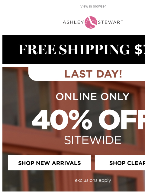 ashleystewart newsletter: Your lingerie drawer needs something fierce and fe...