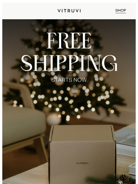 vitruvi newsletter: Every Order Ships FREE π