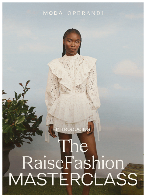 modaoperandi newsletter: Four rising designers you need to know