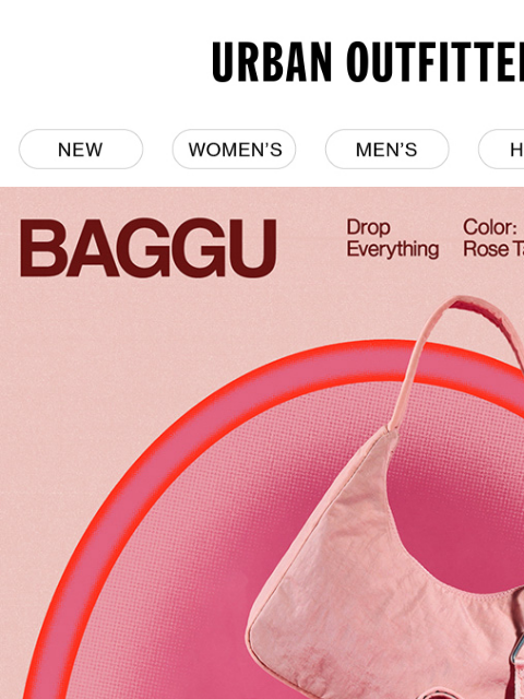 urbanoutfitters newsletter: drop everything! NEW BAGGU πΉ