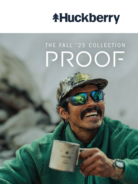 huckberry newsletter: Engineered for the Adventures We Chase