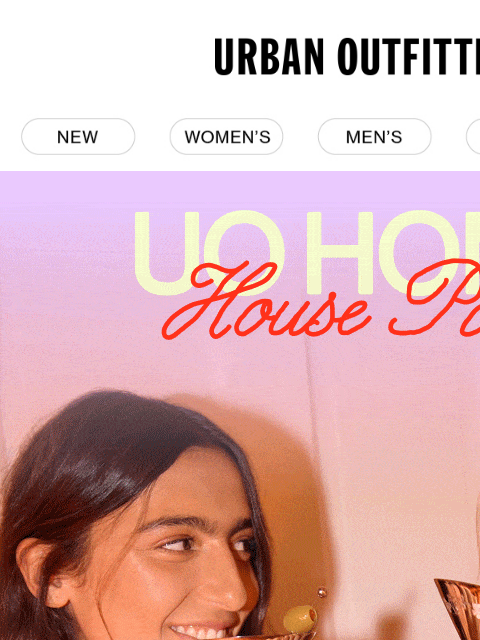 urbanoutfitters newsletter: life of the (house) party