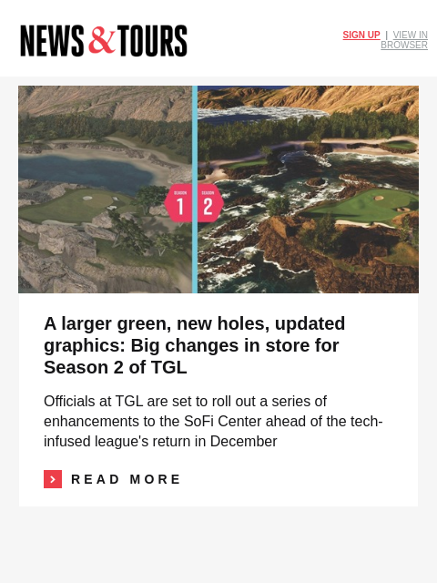 golfdigest newsletter: The PGA Tour’s schedule stunner