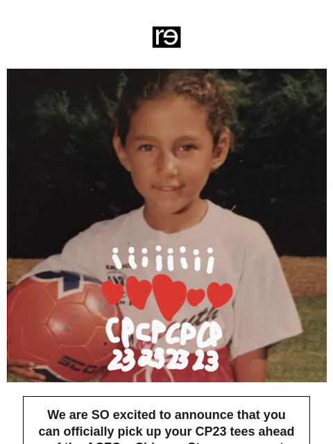 re-website newsletter: Get Your CP23 Tees: Chicago Pickup Site Available!