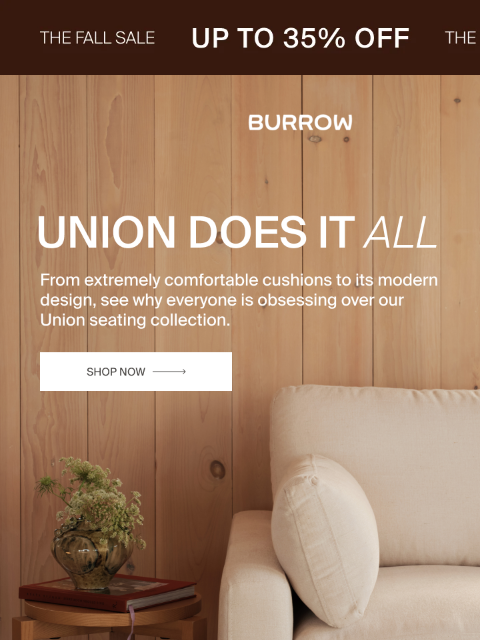 burrow newsletter: Reasons We ❤️ Union…
