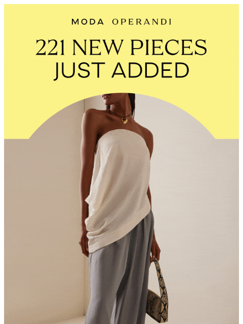 modaoperandi newsletter: 221 NEW PIECES INSIDE