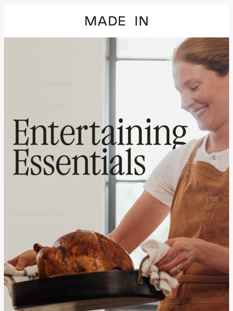 madeincookware newsletter: Host Like a Pro This Season