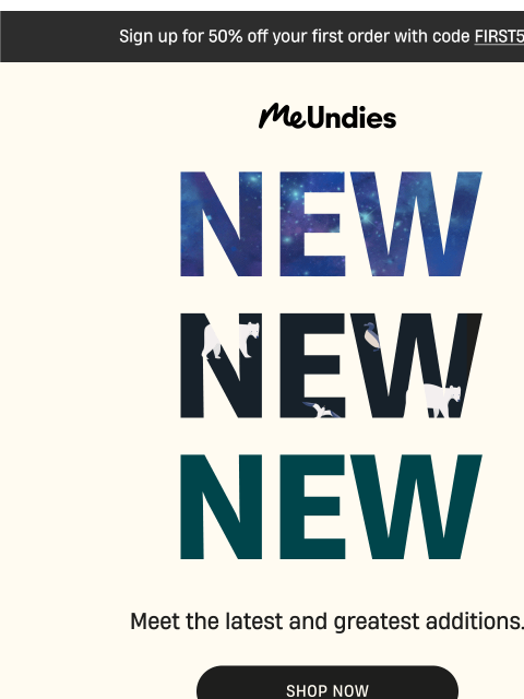 meundies newsletter: Just dropped 👀