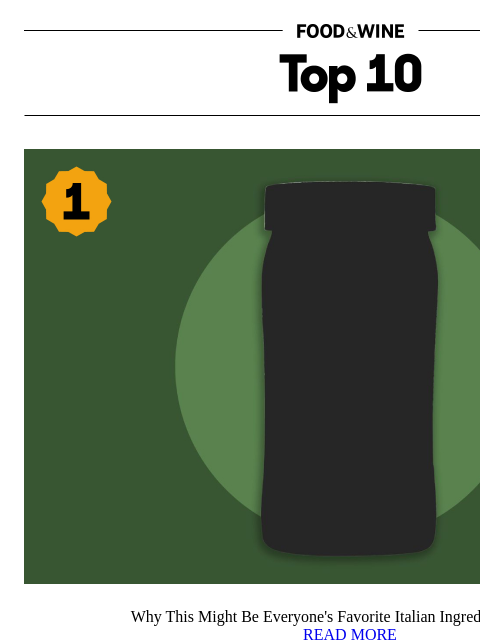 foodandwine newsletter: The Costco Italian Ingredient Everyone Loves