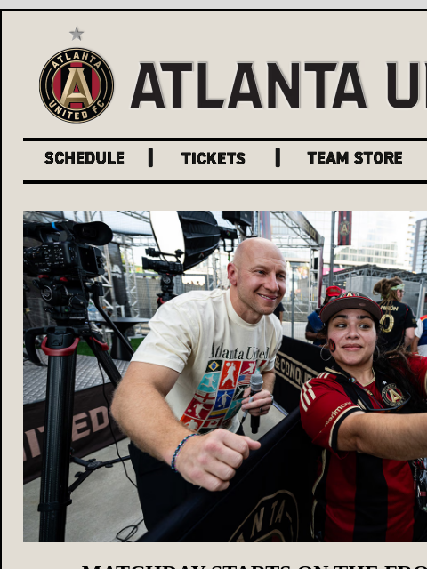 atlutd newsletter: Don't Miss Saturday Night's Showdown