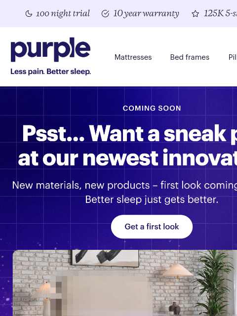 purple newsletter: We’ve been in the lab again.