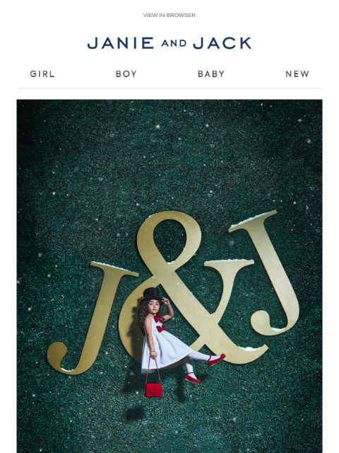 janieandjack newsletter: An iconic holiday dress + up to 40% off